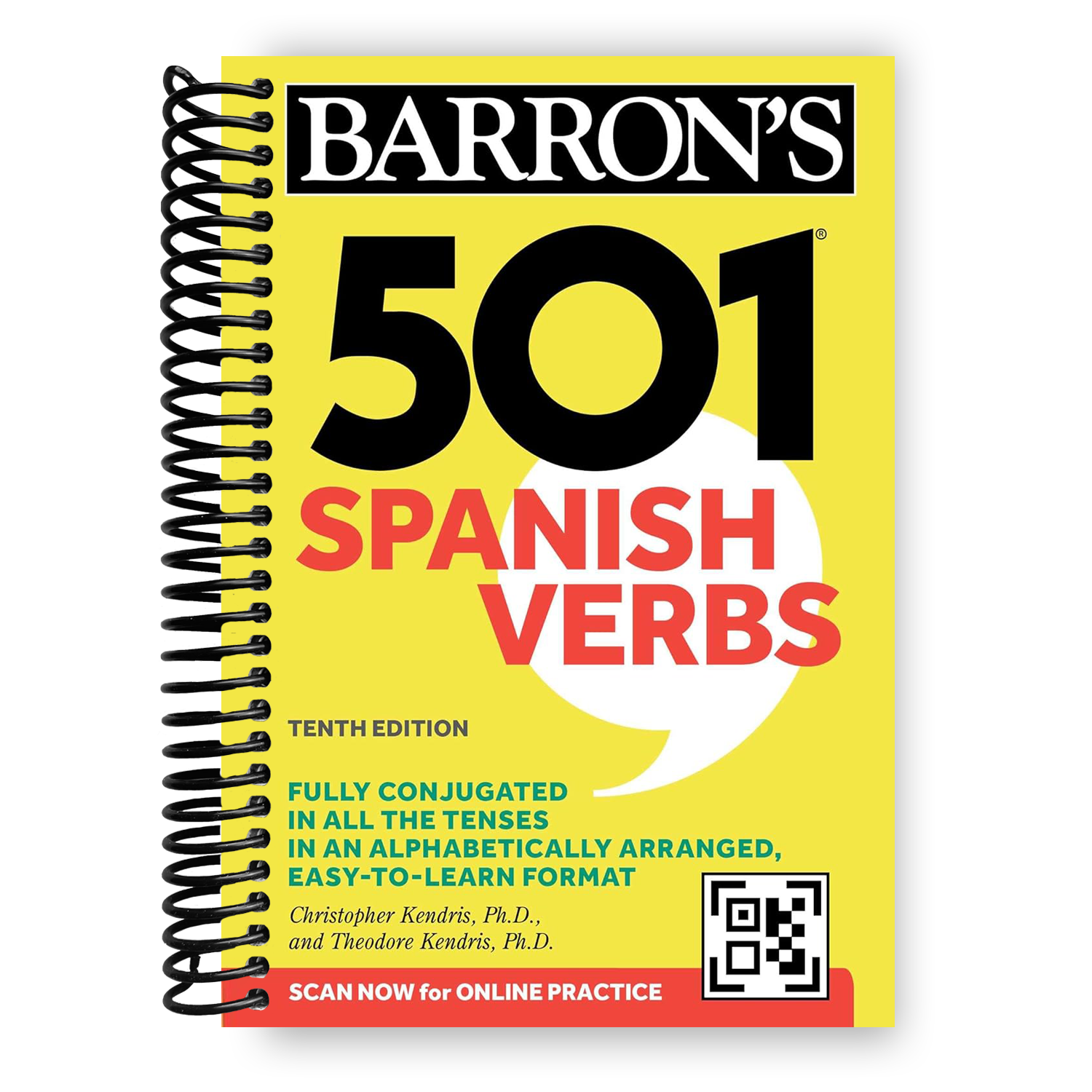 Master Spanish with 501 Essential Verbs, Tenth Edition (Spiral Bound) - Korvel
