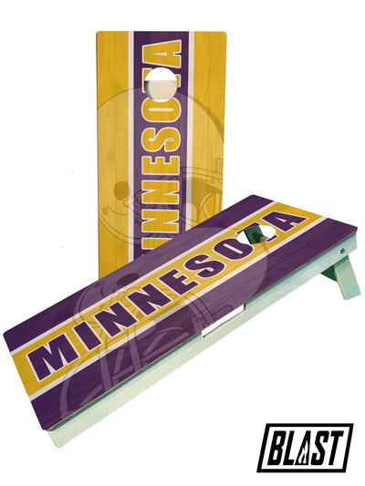 Premium Minnesota Football Team Cornhole Boards - ACL Approved - Korvel