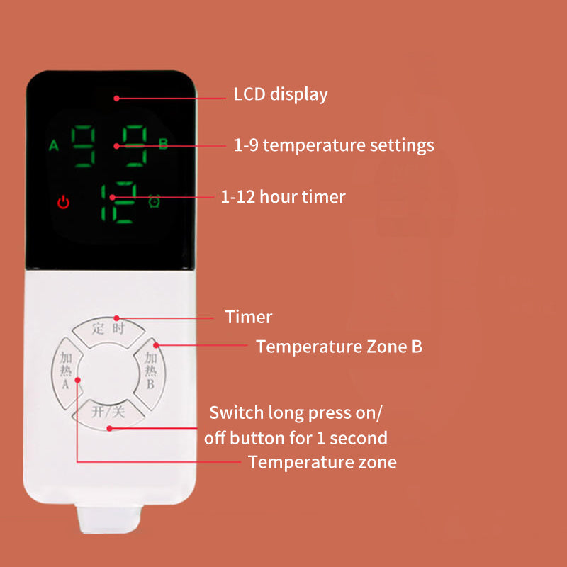 Intelligent Temperature-Controlled Facecloth Electric Heating Blanket - Korvel