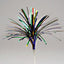 Mardi Gras Mylar Spray Picks - 5.5" Colorful Decorations