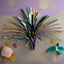 Mardi Gras Mylar Spray Picks - 5.5" Colorful Decorations