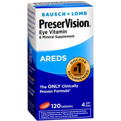 PreserVision Eye Vitamin and Mineral Supplement Tablets