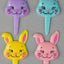 Assortiment de Picks Lapin Gonflé - 72 Compte, Taille 2,5"