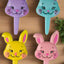 Assortiment de Picks Lapin Gonflé - 72 Compte, Taille 2,5"