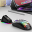 Luminous wireless Bluetooth the third mock examination transparent game mouse with screen charger - Korvel