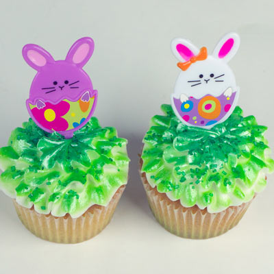 3D Hatching Bunnies Picks - 72 Count Assortment