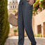 Perfee Textured High Waist Joggers - Korvel