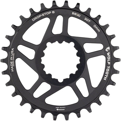 Wolf Tooth Direct Mount Chainring - 30t SRAM Drop-Stop B - Black