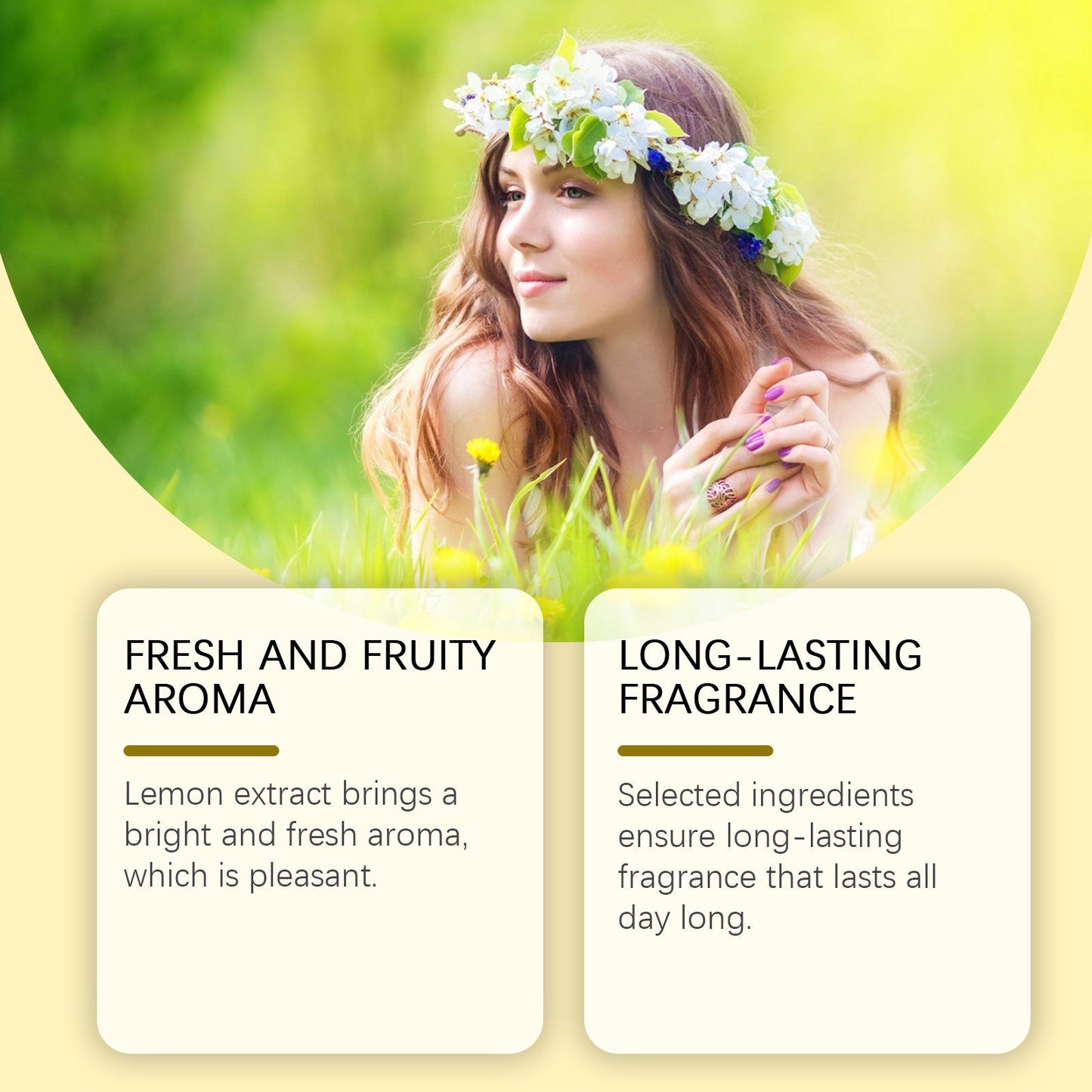 Lemon Fresh Yellow Perfume, Fresh Light Charming Charm Perfume Pheromone Fragrance Small Fruit Scent Perfume - Korvel