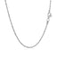 10k White Gold Solid Diamond Cut Rope Chain - 1.4mm