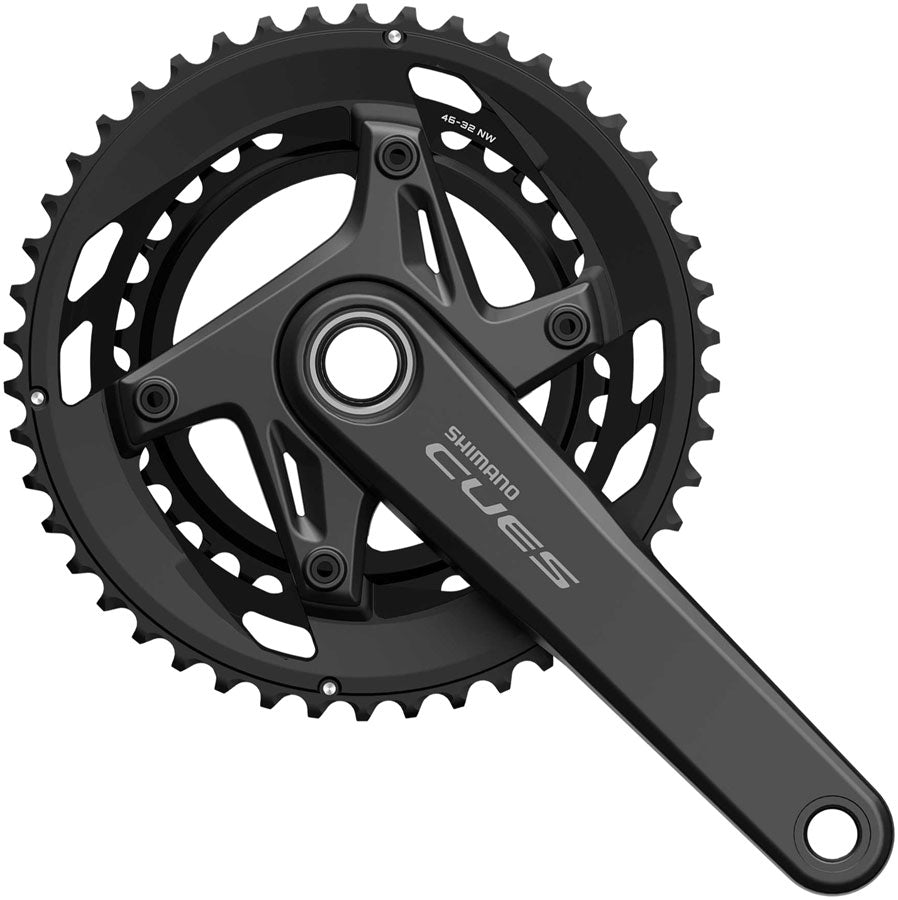 Shimano CUES FC-U6040-2 Crankset - 172.5mm 50/34t Asymmetric