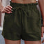 Summer new fungus waist slanted pocket casual shorts - Korvel