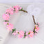 Hawaiian flower garland headband, bride's wedding headdress, bridesmaid's photo, simulated flower wreath, mini flower - Korvel