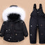 Children's Down Jacket Suit - Stylish Winter Outerwear