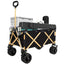 Chariot de Plage Pliable Haute Résistance avec Grandes Roues