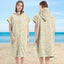 Hooded Towel Ultra-fine Fiber Zipper Wearable Bathrobe Cape Beach Towel - Korvel