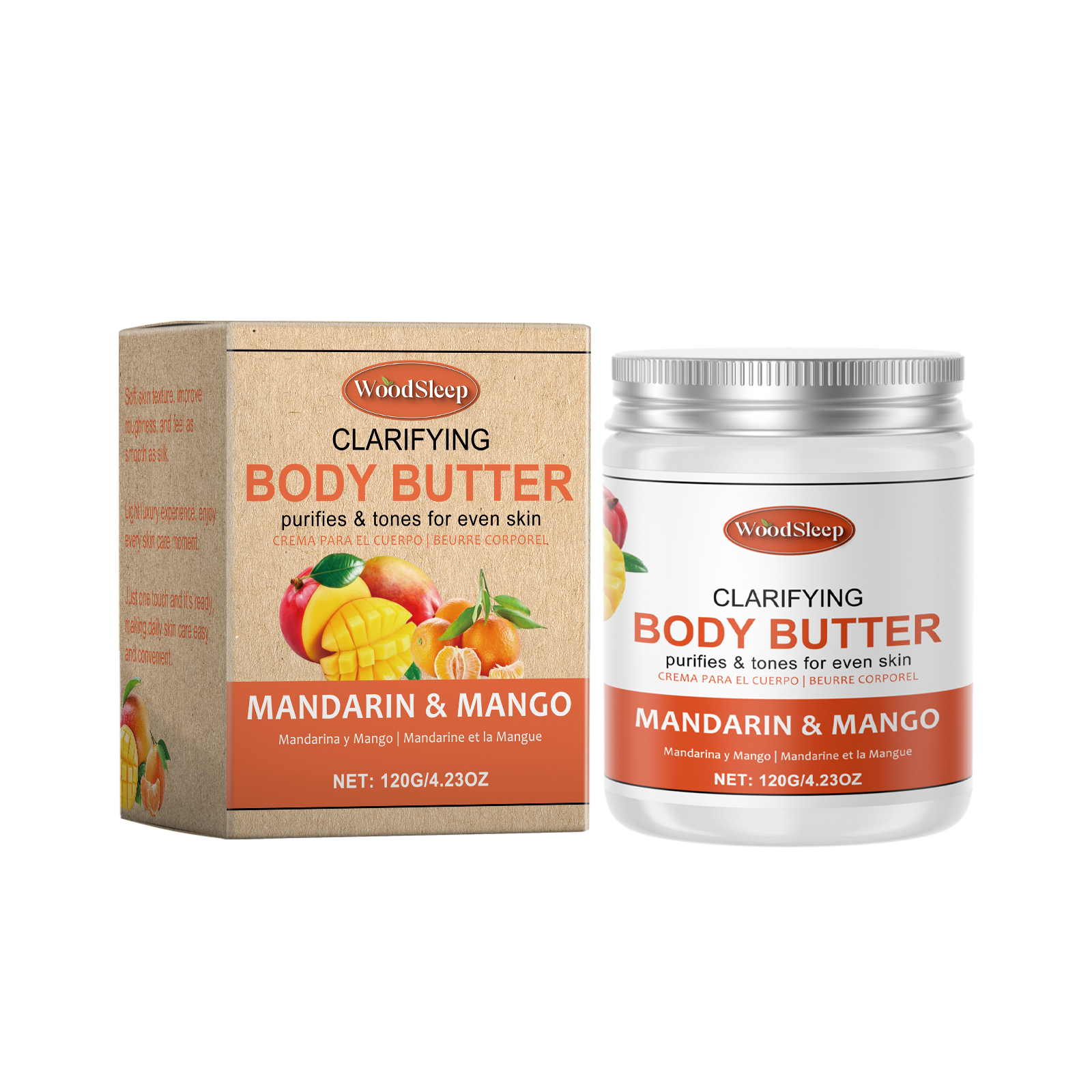 Mango Citrus Moisturizing Butter Moisturizing Cream Moisturizes And Moisturizes Dry Skin - Korvel
