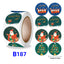 Christmas gift stickers decorative sealing sticker Merry Christmas Reward Self-adhesive labels Children's Day party - Korvel