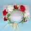 Flower garland headwear Hawaiian flower girl beautiful super fairy bride rose ring accessory - Korvel