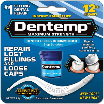 Kit de réparation dentaire Dentemp à force maximale - 2,2 g
