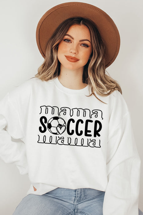 Soccer Mama Cozy Sweatshirt