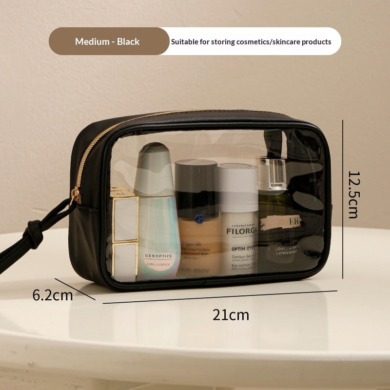 Portable Transparent Travel Toiletry Bag