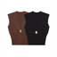 Elegant Casual Commuting Vest V-neck Tank Top for Women withDesign Sense - Korvel