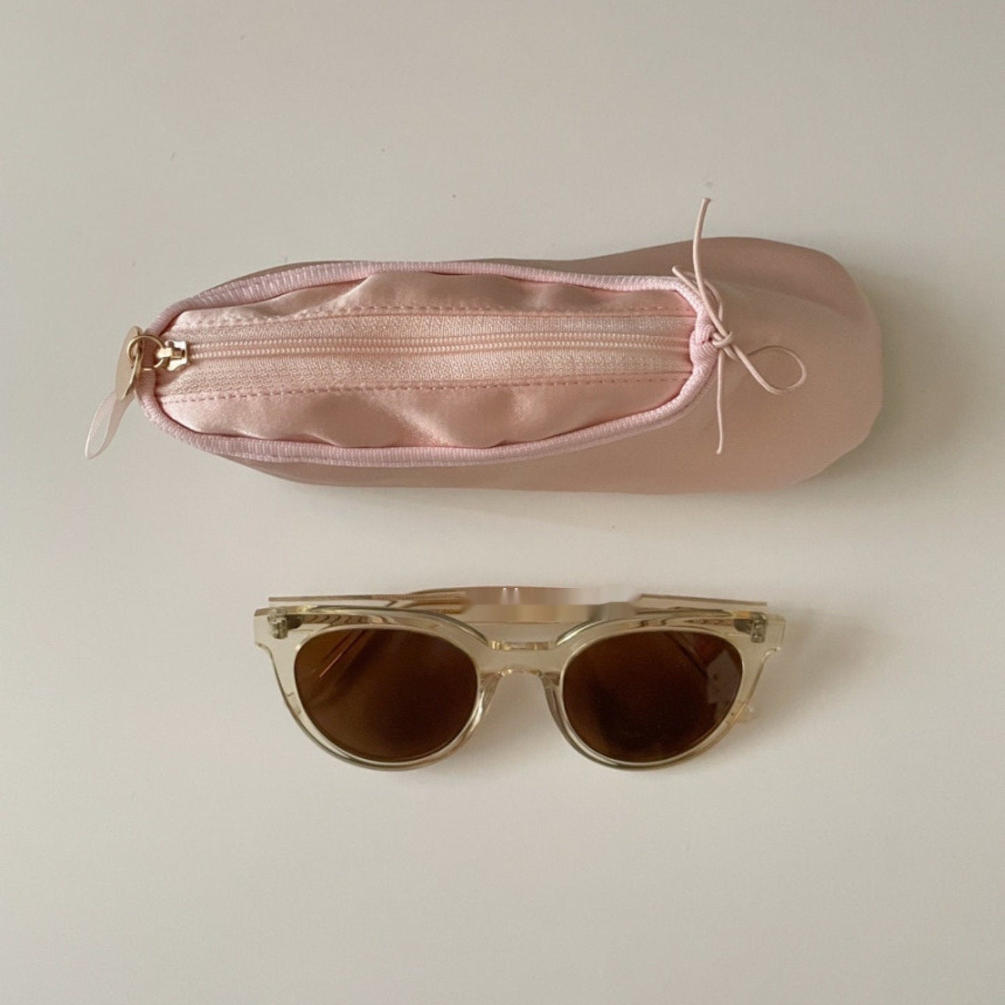 Estuche de Lápices con Lazo Bolsa de Maquillaje Zapato de Ballet