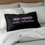 Signal Interference Microfiber Pillow Sham – Violet Waveform Design