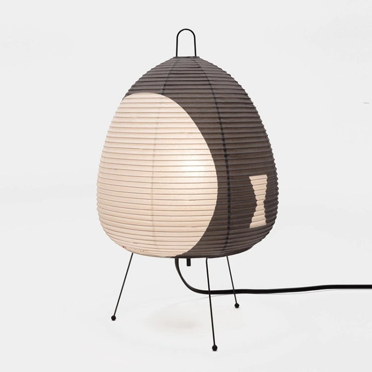 Japanese retro rice paper table lamp style wabi sabi style ins cross-border high-end atmosphere bedside table lamp - Korvel