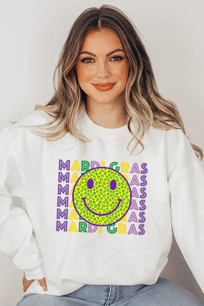 Mardi Gras Sweatshirt - Unisex Cozy Style