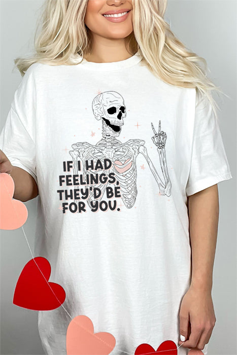 If I Had Feelings Oversized T-Shirt - Korvel