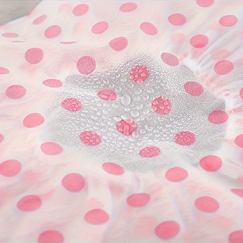 Premium Waterproof Polka Dot Shower Cap