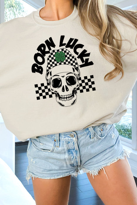 Sudadera Born Lucky 5074gsweat
