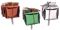 Wrapped Solid Foil Christmas Present Picks - 144 Count