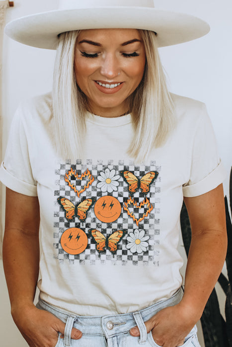 Butterflies & Smiles Unisex T-Shirt - Korvel