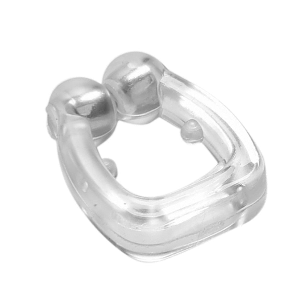Clip nasal anti-ronquidos magnético de silicona con estuche