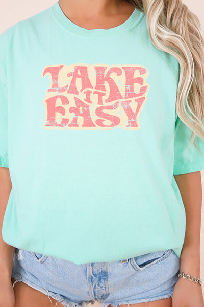 Lake it Easy Oversized T-Shirt