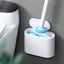 Wall Mounted Disposable Tool with No Dead Corners for Cleaning Bathroom and Toilet Brushes - Korvel