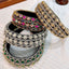 Heavy craftsmanship Baroque crystal headband with retro glass inlaid diamond hair accessories - Korvel
