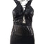 Lace up lingerie, pole dance, backless hip-hop costume, performance costume, erotic uniform - Korvel