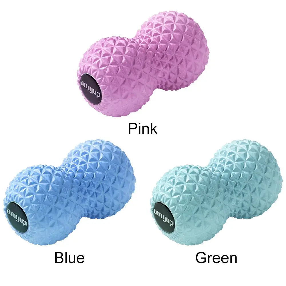 EVA Peanut Massage Ball Double Lacrosse Massage Ball Mobility Ball for Physical Therapy Deep Tissue Massage Tool Back Hand Foot - Korvel
