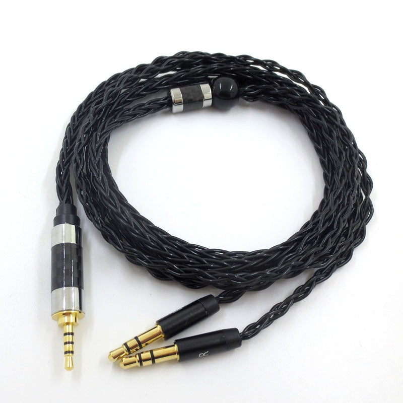 Suitable for Tianlong AH-D7100 7200 D600 HIFIMAN dual 3.5mm silver plated balanced headphone cable - Korvel