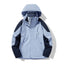 Three-in-One Waterproof Windproof Parka with Fleece Lining
