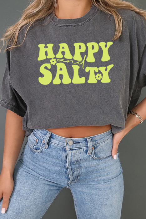 T-shirt surdimensionné Happy and Salty
