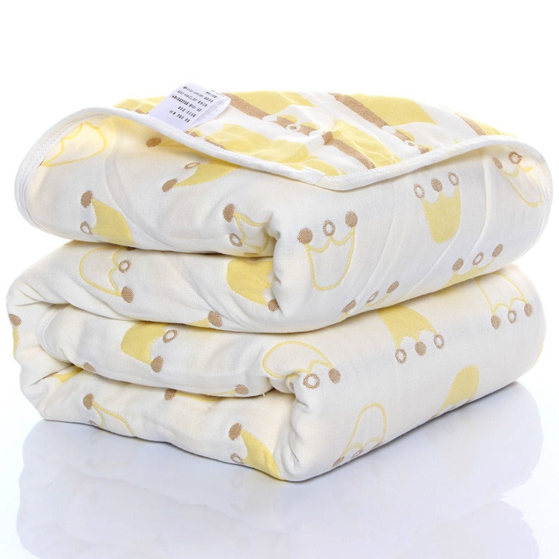 Manta de Recepción de Gasa de Seis Capas Premium para Bebés