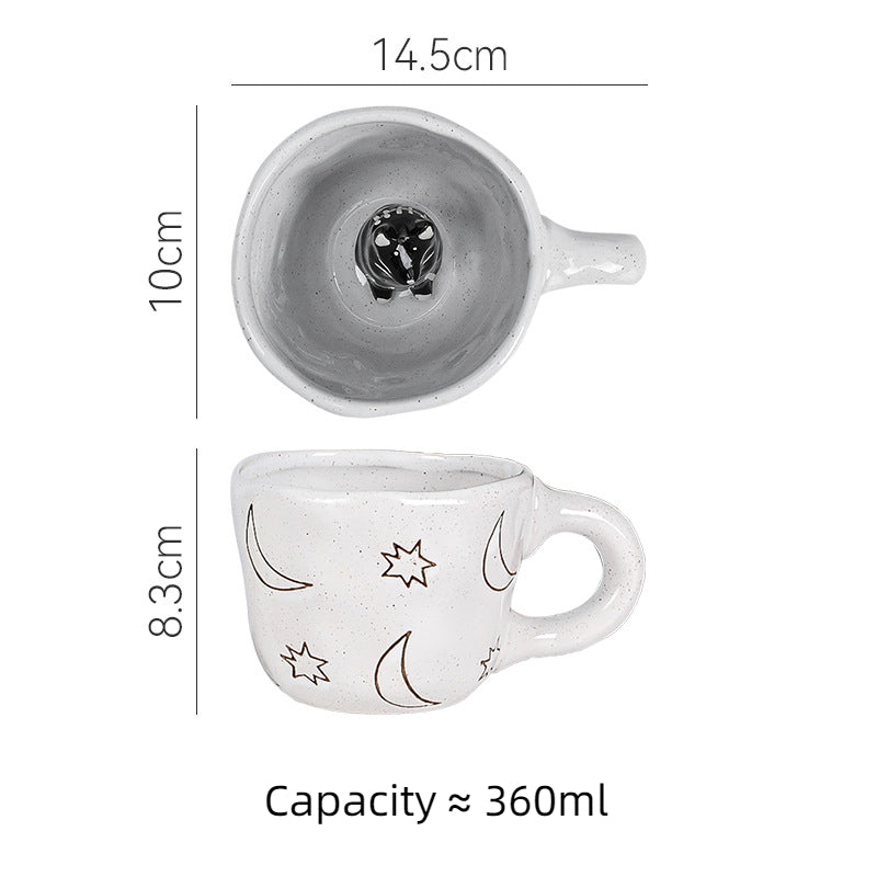 Mug en céramique animale 3D créatif pour les amateurs de café
