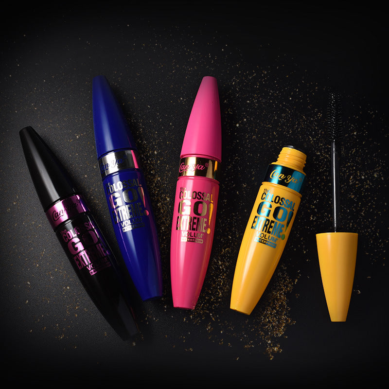 Canya 4d Mink Mascara Fiber Dense Waterproof Curling Mascara - Korvel