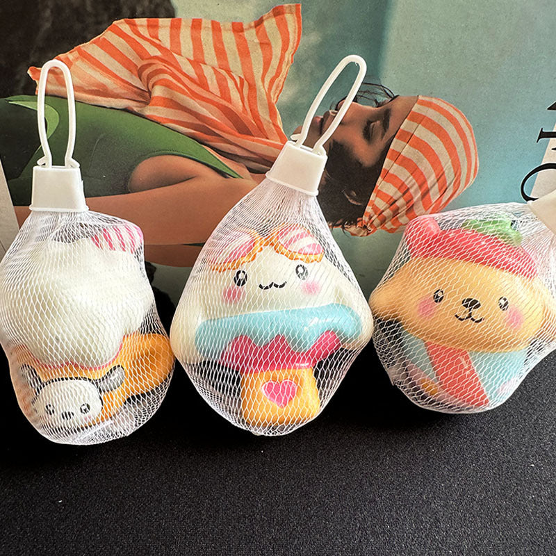 Netbag Egg Boy Party Pinch Music Stress Relief Toy Slow Rebound Ventilatory Artifact Cartoon Stress Relief Student Small Gift Item - Korvel