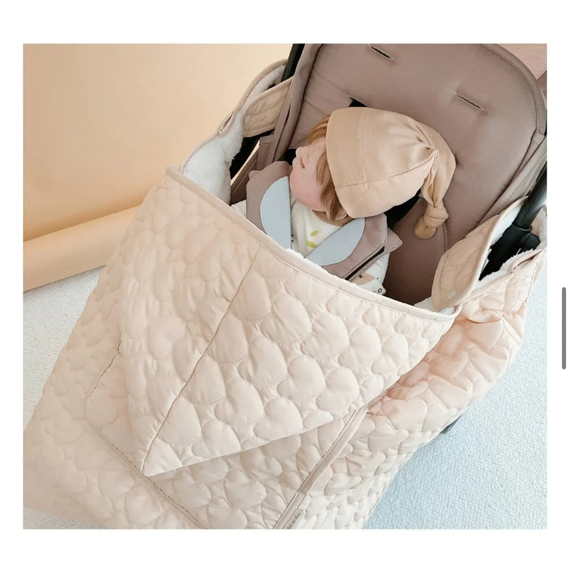 Couverture d'hiver en polaire premium pour poussettes pour bébés